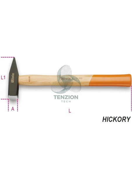 Martello Tipo Tedesco Per Meccanici Manico In Legno
