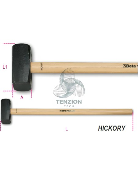 Mazze A Coppia Manico In Legno