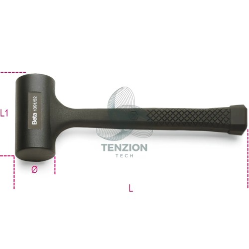 Mazzuola Antirimbalzo Rivestita In Gomma