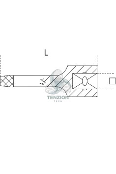 Estrattore Per Viti Prigionieri Danneggiati Attacco Quadro 3/8" 1/2" 2