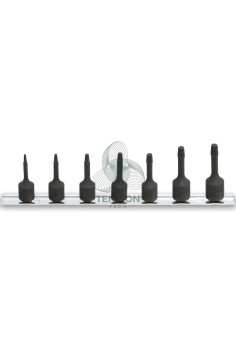 Set 7 Estrattori Per Viti Prigionieri Danneggiati Attacco Quadro 3/8" 1/2" 2-10mm