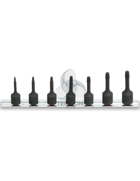 Set 7 Estrattori Per Viti Prigionieri Danneggiati Attacco Quadro 3/8" 1/2" 2-10mm