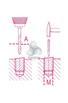 Set 5 Estrattori Conici Per Viti Prigionieri Spezzati M3-M18 2