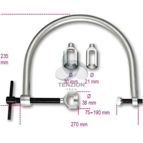 Morsetto Alzavalvole Con Tre Flange