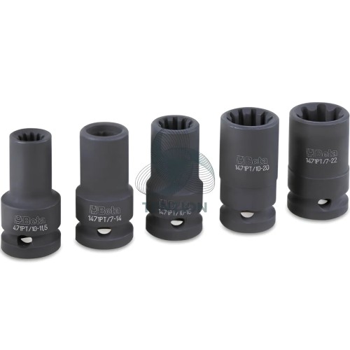 Set 5 Chiavi A Bussola Macchina Per Dadi Pinze Freno 1/2"
