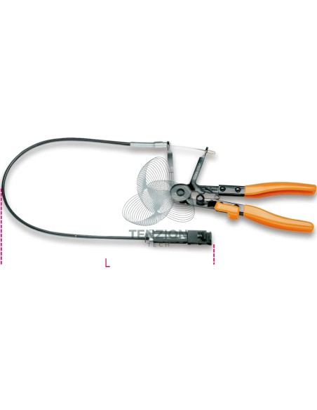 Pinza Automatica Con Prolunga Per Anelli Stringitubo Ø18-54mm