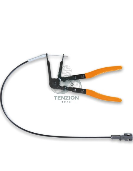 Pinza Con Prolunga Flessibile Testa Orientabile 360° Per Fascette Clic