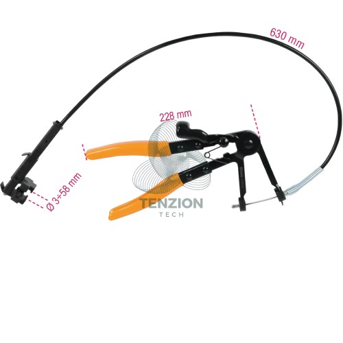 Pinza Universale Con Prolunga Per Fascette Anelli Stringitubo Ø3-58mm