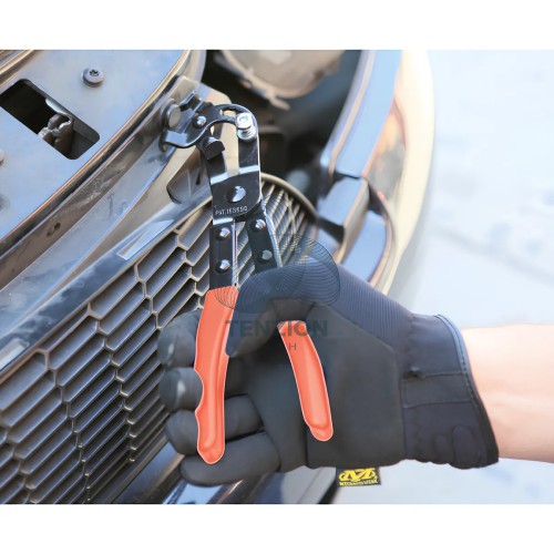 Pinza Con Testa Orientabile Per Pioli In Plastica Con Clips A Pressione