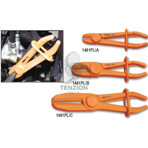 Set 3 Pinze In Plastica Per Occlusione Tubi E Manicotti