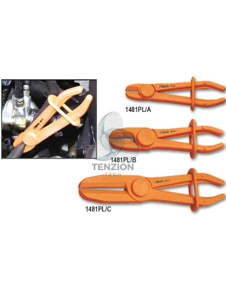 Set 3 Pinze In Plastica Per Occlusione Tubi E Manicotti