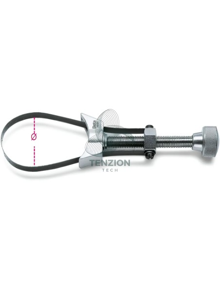 Chiave A Nastro Metallico Regolabile Per Filtri Olio Ø65-110mm