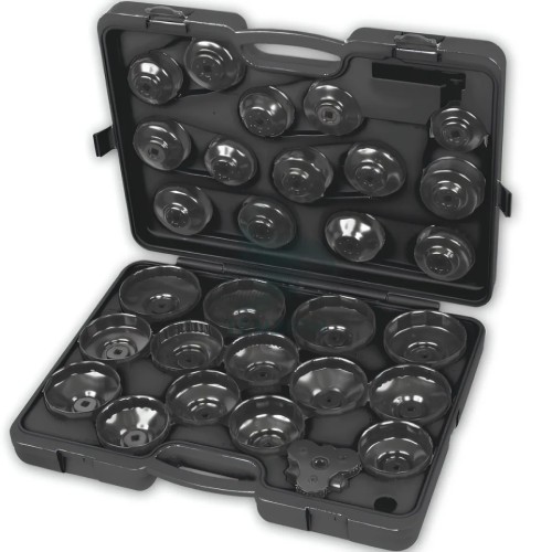 Set 28 Chiavi A Bussola Per Filtri Olio 1/2"