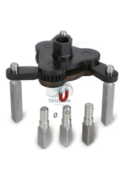 Chiave Autoregolabile Tre Bracci Per Filtri Olio Destrorsa Sinistrorsa 3/8" Ø50-100mm 2