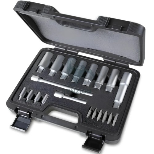 Set Per Smontaggio Teste Ammortizzatori 1/2" 5/16"