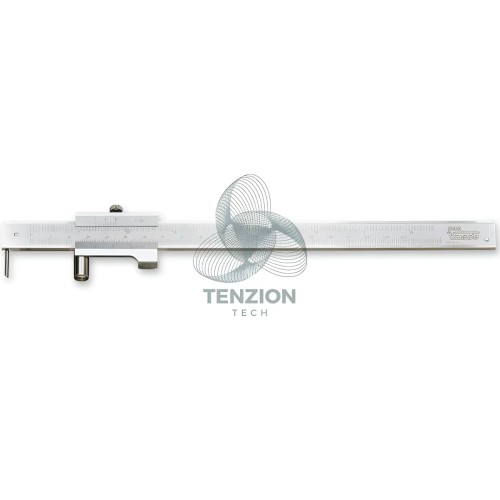 Calibro A Tracciare Con Rotella Acciaio Inox Lettura Decimale