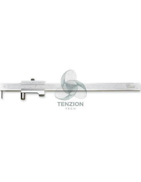 Calibro A Tracciare Con Rotella Acciaio Inox Lettura Decimale
