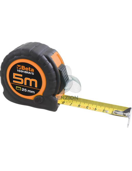Flessometro Cassa Bimateriale Abs Antiurto Nastro Acciaio Classe Precisione II