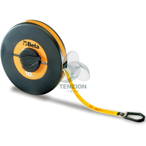 Rotella Metrica Cassa Abs Antiurto Nastro Fibra Di Vetro Ricoperto PVC Classe Precisione II