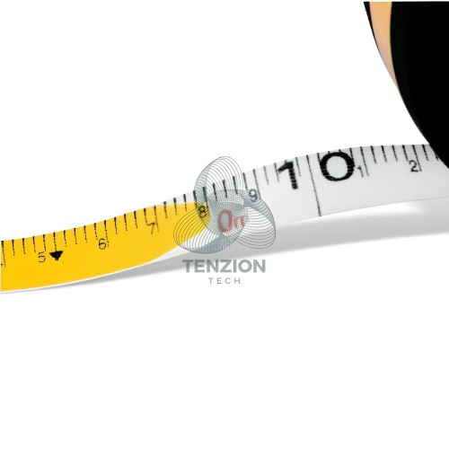 Rotella Metrica Cassa Abs Antiurto Nastro Fibra Di Vetro Ricoperto PVC Classe Precisione II