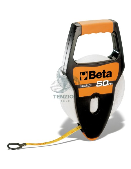 Rotella Metrica Cassa Abs Antiurto Nastro Fibra Di Vetro Ricoperto PVC Classe Precisione II