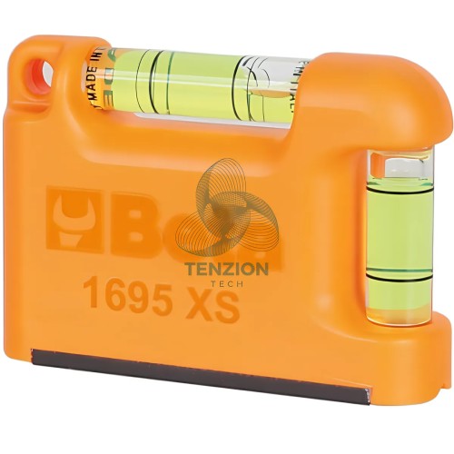 Livella Tascabile Magnetica Alluminio Profilato 2 Fiale Infrangibili Precisione 1mm/m