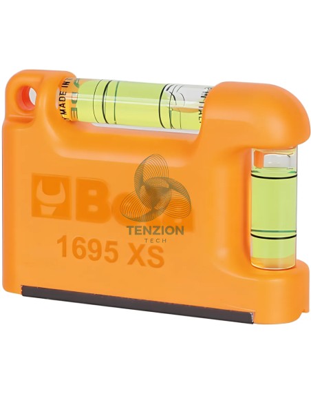Livella Tascabile Magnetica Alluminio Profilato 2 Fiale Infrangibili Precisione 1mm/m