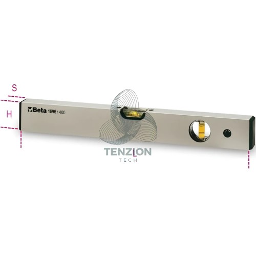 Livella Alluminio Profilato Anodizzato Fiale Infrangibili Precisione 1mm/m