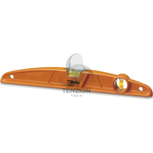Livella Alluminio Pressofuso 1 Base Rettificata 2 Fiale Infrangibili Precisione 1mm/m