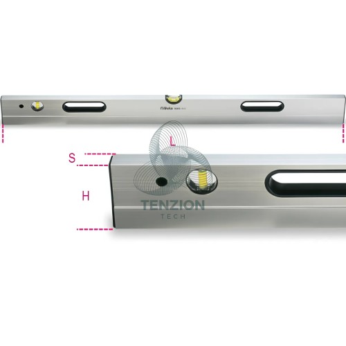 Stadie Alluminio 2 Fiale Infrangibili Precisione 1mm/m