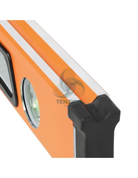 Livella Magnetica Alluminio Profilato 3 Fiale Infrangibili Precisione 0,5mm/m