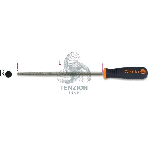 Raspa Tonda Con Impugnatura 8" 200mm