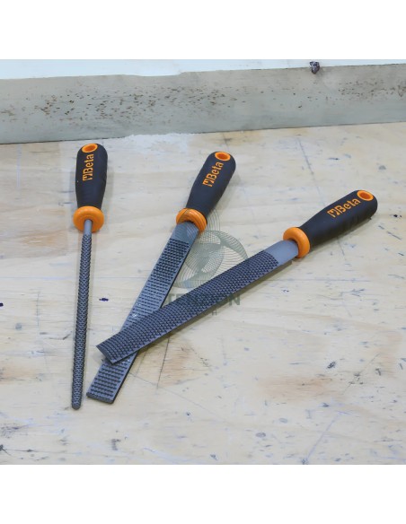 Set 3 Raspe Taglio Mezzodolce Con Impugnatura 8" 200mm