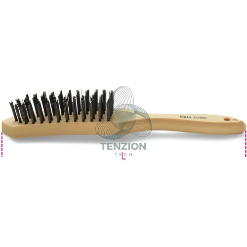 Spazzola Filo Acciaio 5 Ranghi Ø0,3mm