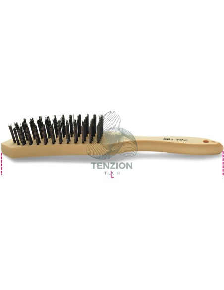 Spazzola Filo Acciaio 5 Ranghi Ø0,3mm