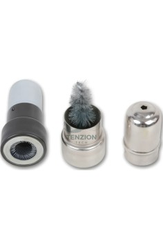 Coppia Di Spazzole Per Pulizia Morsetti Poli Batteria Acciaio Ø0,3mm