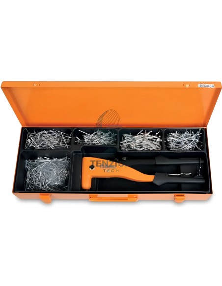 Rivettatrice In Lega Leggera Con 4 Testine 700 Rivetti