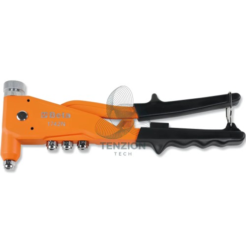 Rivettatrice Per Inserti Filettati Con 4 Testine 4 Perni