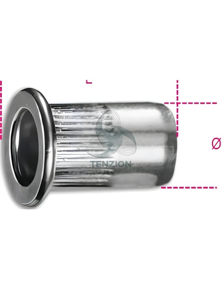 Rivetti In Alluminio Filettati Per Beta 1742N 1742AN 1946KF 20Pz