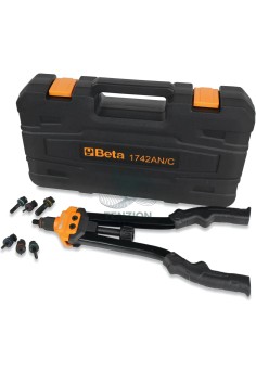 Set Rivettatrice Beta 1742AN Con 80 Inserti Filettati In Acciaio