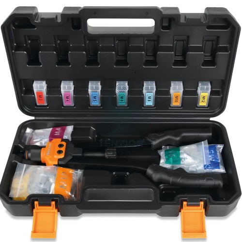 Set Rivettatrice Beta 1742AN Con 80 Inserti Filettati In Acciaio