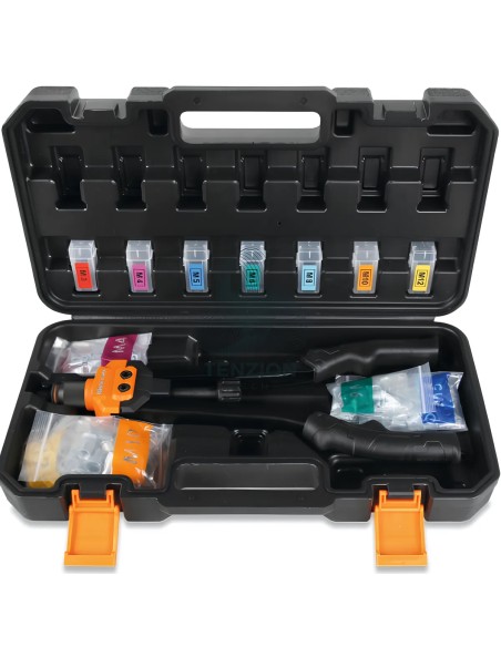 Set Rivettatrice Beta 1742AN Con 80 Inserti Filettati In Acciaio