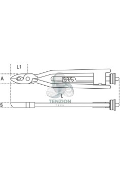 Pinza Torcifilo A Ritorno Automatico Ø0,55-0,80mm 2