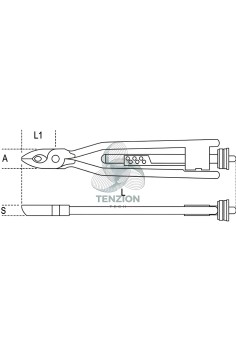 Pinza Torcifilo Reversibile A Ritorno Automatico Ø0,55-0,80mm 2