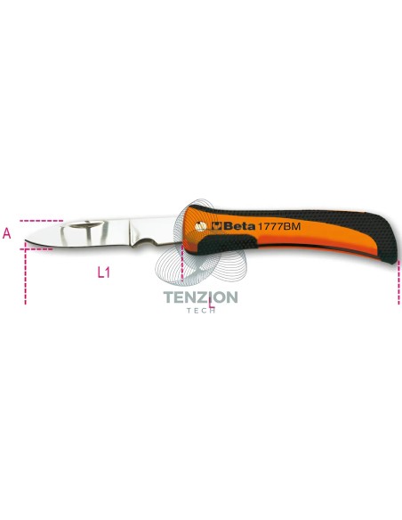 Coltello A Serramanico Gola Spellafili Acciaio Inox