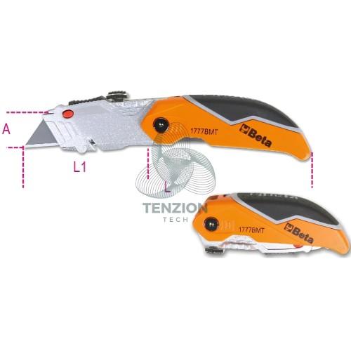 Cutter Serramanico Lama Trapezoidale Regolabile