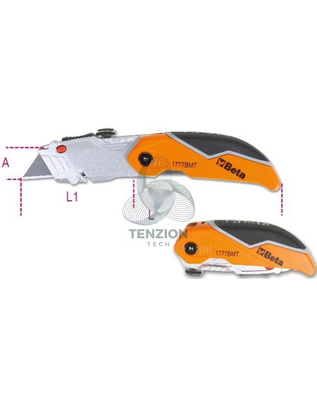 Cutter Serramanico Lama Trapezoidale Regolabile