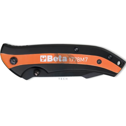 Mini Coltello A Serramanico Impugnatura Inserti Fibra Di Vetro Lama Acciaio Inox