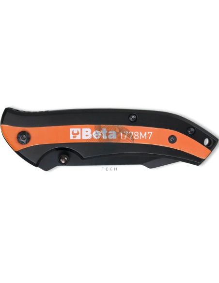 Mini Coltello A Serramanico Impugnatura Inserti Fibra Di Vetro Lama Acciaio Inox