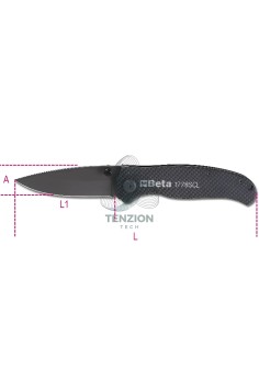 Coltello A Serramanico Lama Acciaio Temprato Soft Carbon 2